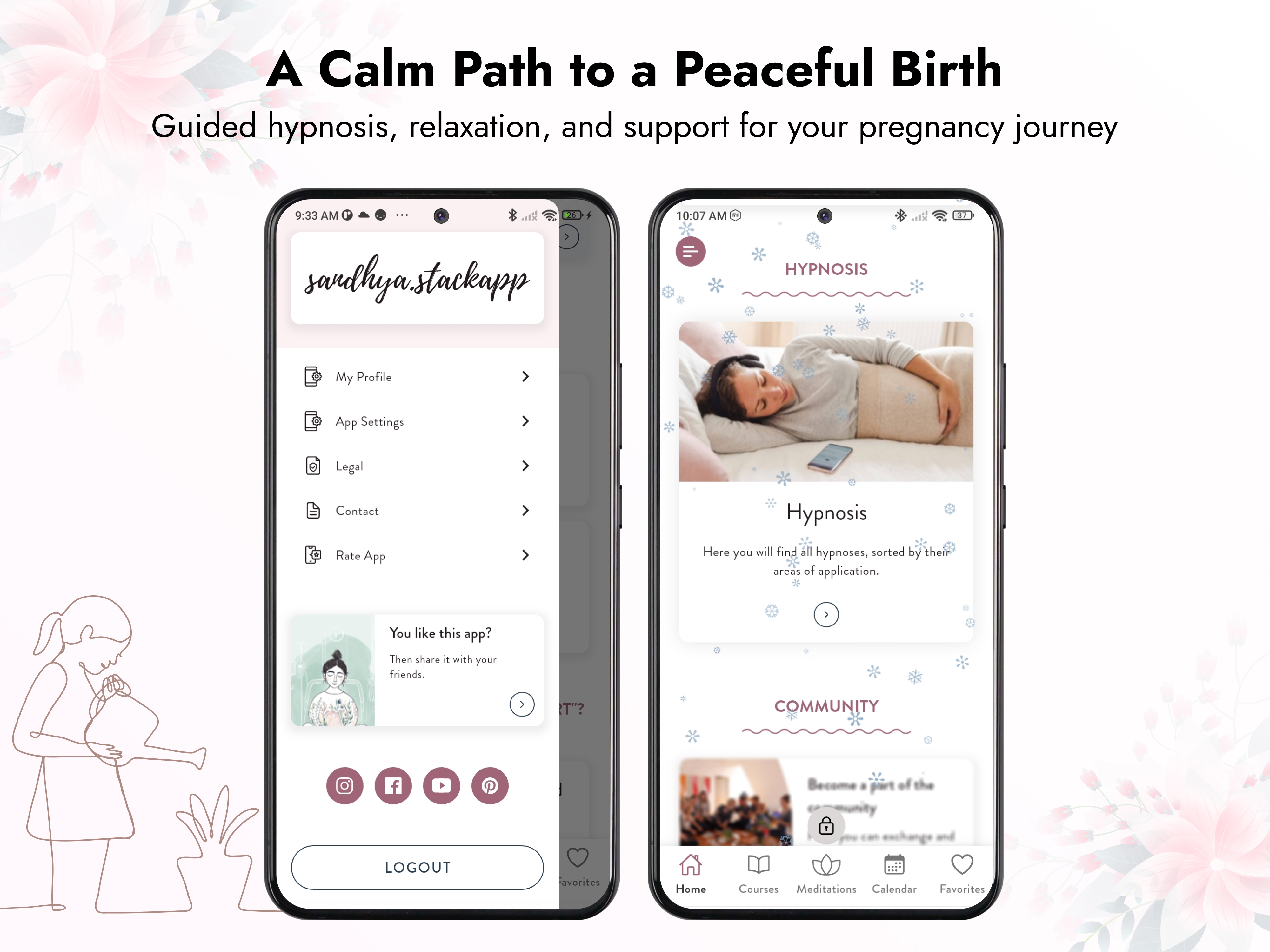 Die Friedliche Geburt – Hypnobirthing App